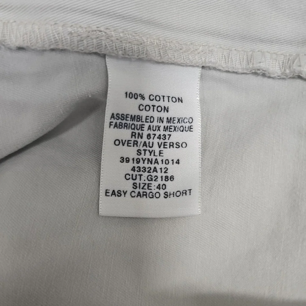 Polo Jeans Co. Ralph Lauren Men's Beige Cotton Cargo‎ Shorts Size 38 RL Flag